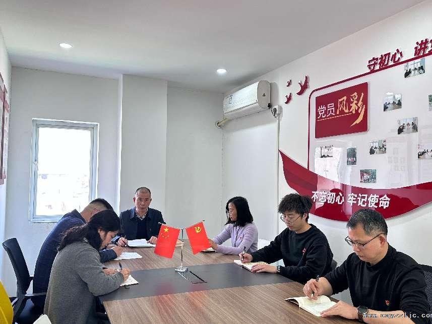 重庆云臻检测公司党支部开展组织生活和民主测评活动